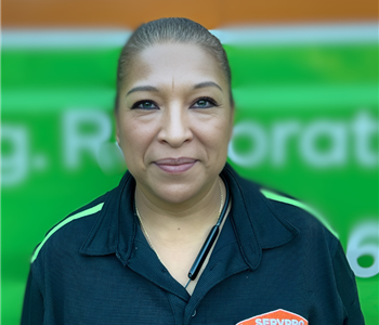 woman in SERVPRO shirt